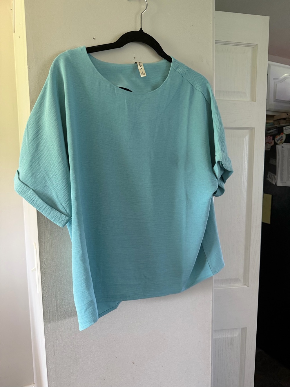 Zenana Airflow set- size Small- dusty teal color